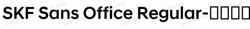 SKF Sans Office Regular字体转换